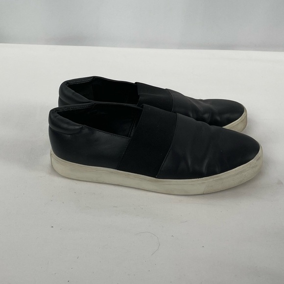 Vince Corbin Slip‎ On Leather Sneaker in Black Size 8 - Picture 6 of 8